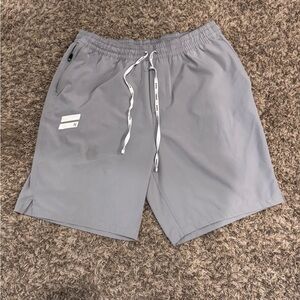 Hurley Light Gray Athletic Shorts